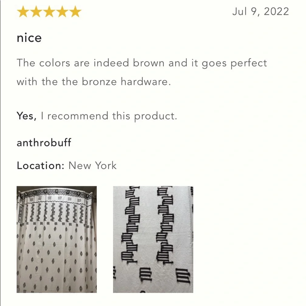Urban Outfitters -Bellina Shower Curtain